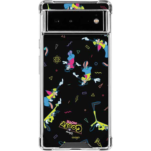 Disney Goofy Movie Pattern Google Pixel 6 Clear Case